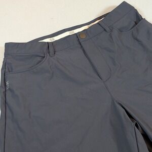Rhone Mens Shorts Size 35 Performance Stretch Pockets Gray Textured Golf